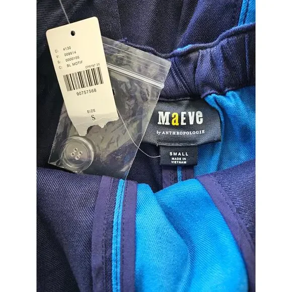 NWT Anthropologie Maeve Ami Linen Halter Maxi Dress, Size S - Picture 8 of 12